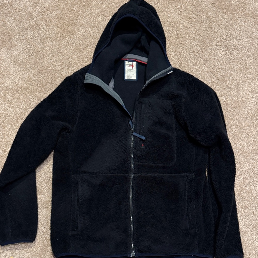 Men's dark navy Hooded Fleece Jacket